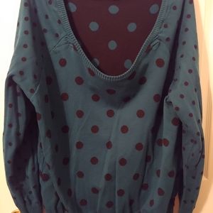 Polka dot sweater